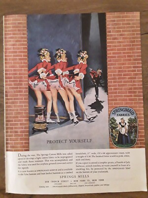 Springmaid Stoffe Reklame 1948