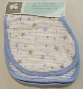 just born burp cloths