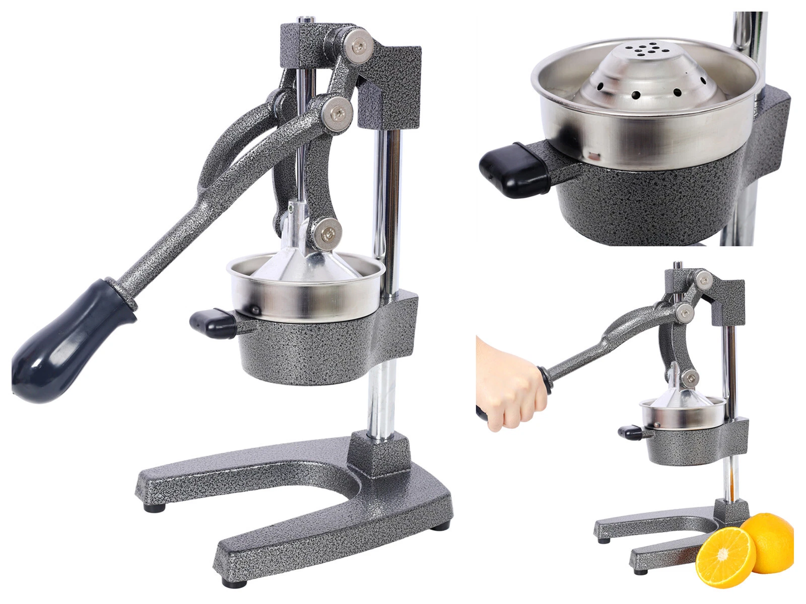 Manual Fruit Juicer Heavy Duty Cast Iron Commercial Grade Juice Squeezer Machine
Opens in a new wind