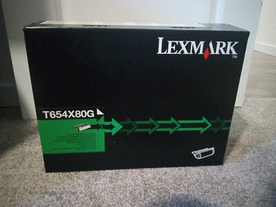 Genuine OEM Lexmark T654X80G Extra High Yield Black Toner Cartridge for T654