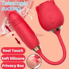 10-Speed-Rose-Female-Anniversary-Female-Gift-Massage-Tongue-Licking-Powerful-US