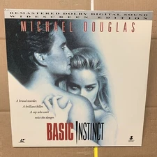 Basic Instinct (Laserdisc, 1992) 2-Disc WIDESCREEN AC-3 DOLBY DIGITAL VERY RARE!