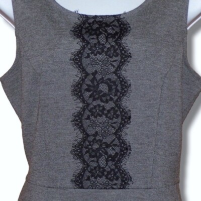 NWOT Maurices Lace Trim Ponte Dress - Large | eBay NWOT Maurices Lace Trim Ponte Dress - Large | eBay