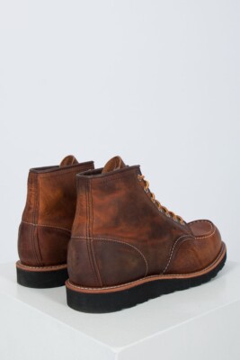 Red Wing Shoes 8886 Moc Toe Copper Rough & Tough Men's Boot Size 8
