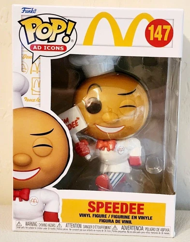 Funko Pop Ad Icons McDonald's Speedee #147 Vinyl Figure NIB