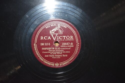 Gershwin Rhapsody In Blue 2x 78 LP Jose Amparo Iturbi DM 517 RCA Victor VG+/VG+ - Picture 10 of 14