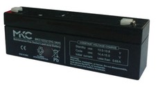 BATTERIA 12V 2.3ah PIOMBO ERMETICA ALLARMI ELETTRONICA 2.2ah SIRENA AGM 2Ah 2.5a