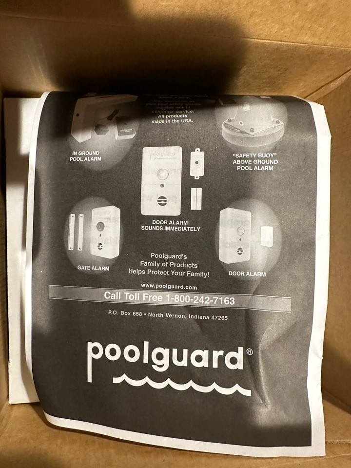 PoolGuard PGRMSB Safety Buoy Above Ground Pool Alarm Red