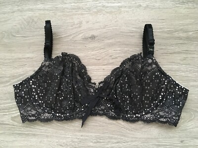 Victoria's Secret Bra New Very Sexy Unlined Demi Black 34C