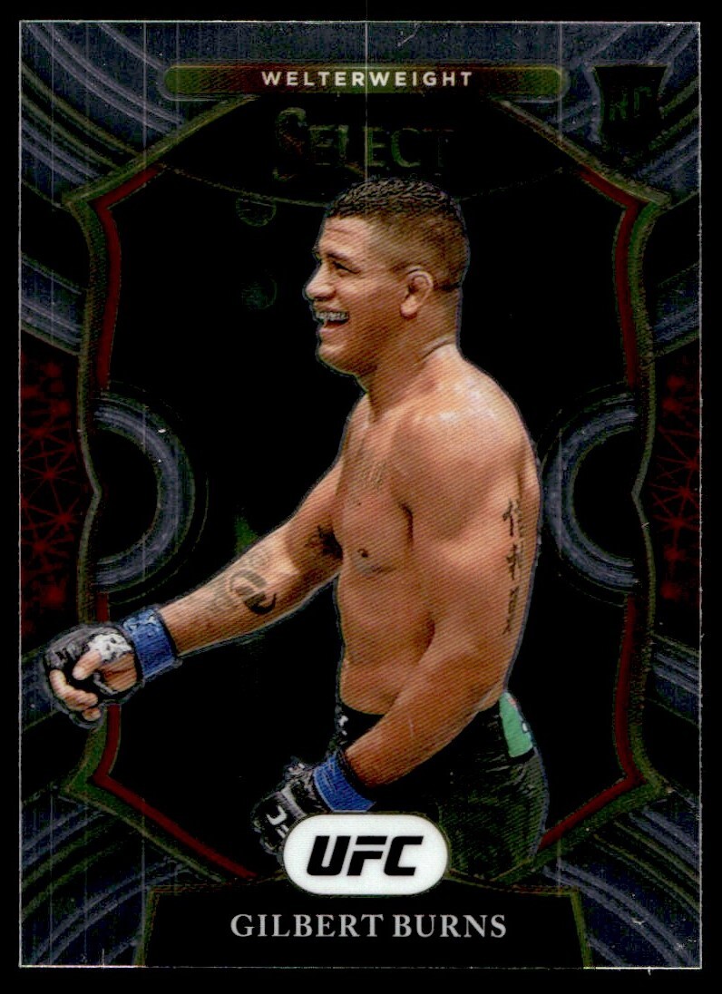 2021 Panini Select UFC Gilbert Burns Rookie G50 #34