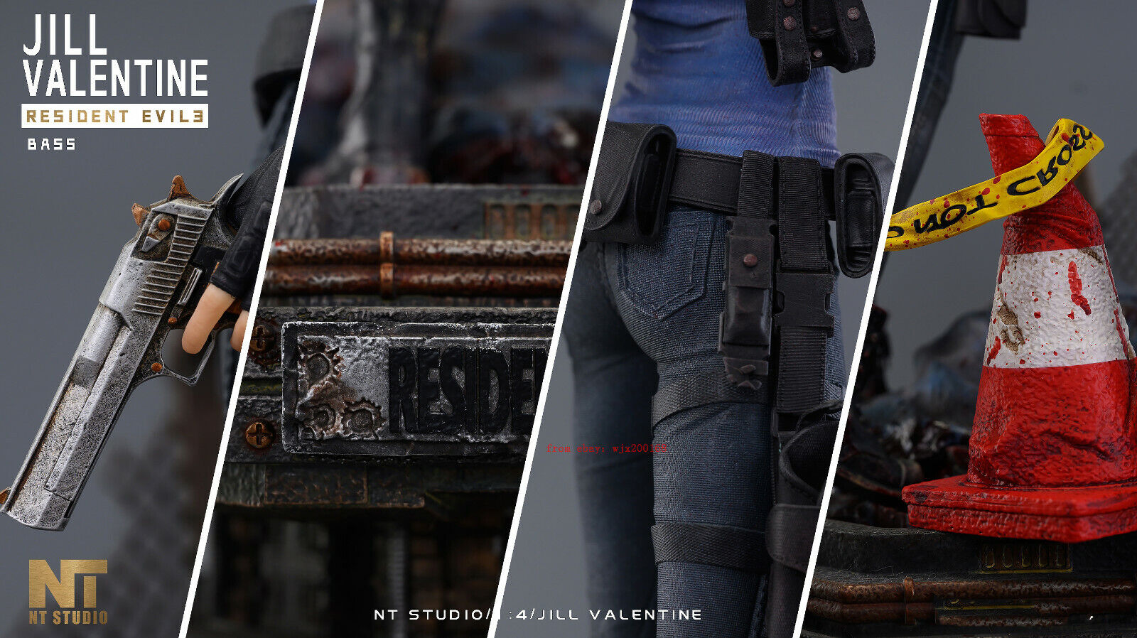 Resident Evil Jill Valentine 1/4 Resin Model TeamMan Studio H 50cm IN STOCK