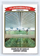 2023 Topps Heritage #NF-5 Charles de Gaulle Airport News Flashbacks
