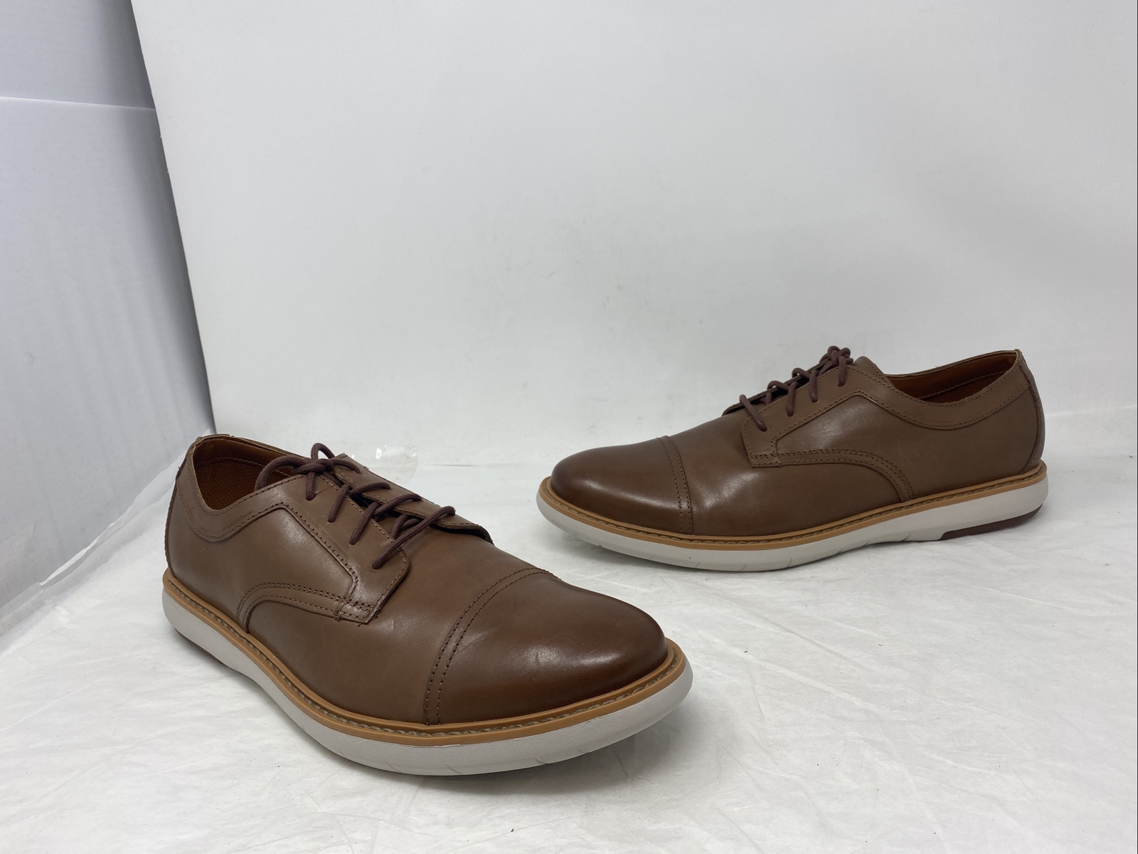 Clarks Men's Draper Cap Oxford Tan 