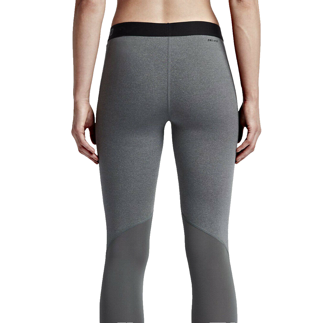 NEW NIKE PRO [M] Women's DRI-FIT Yoga/Running Leggings-Heather