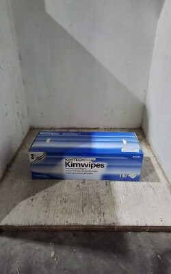 *7 Boxes of 100 = 700* KimTech Science 34743 3 Ply Delicate Task Kimwipes (WP20)