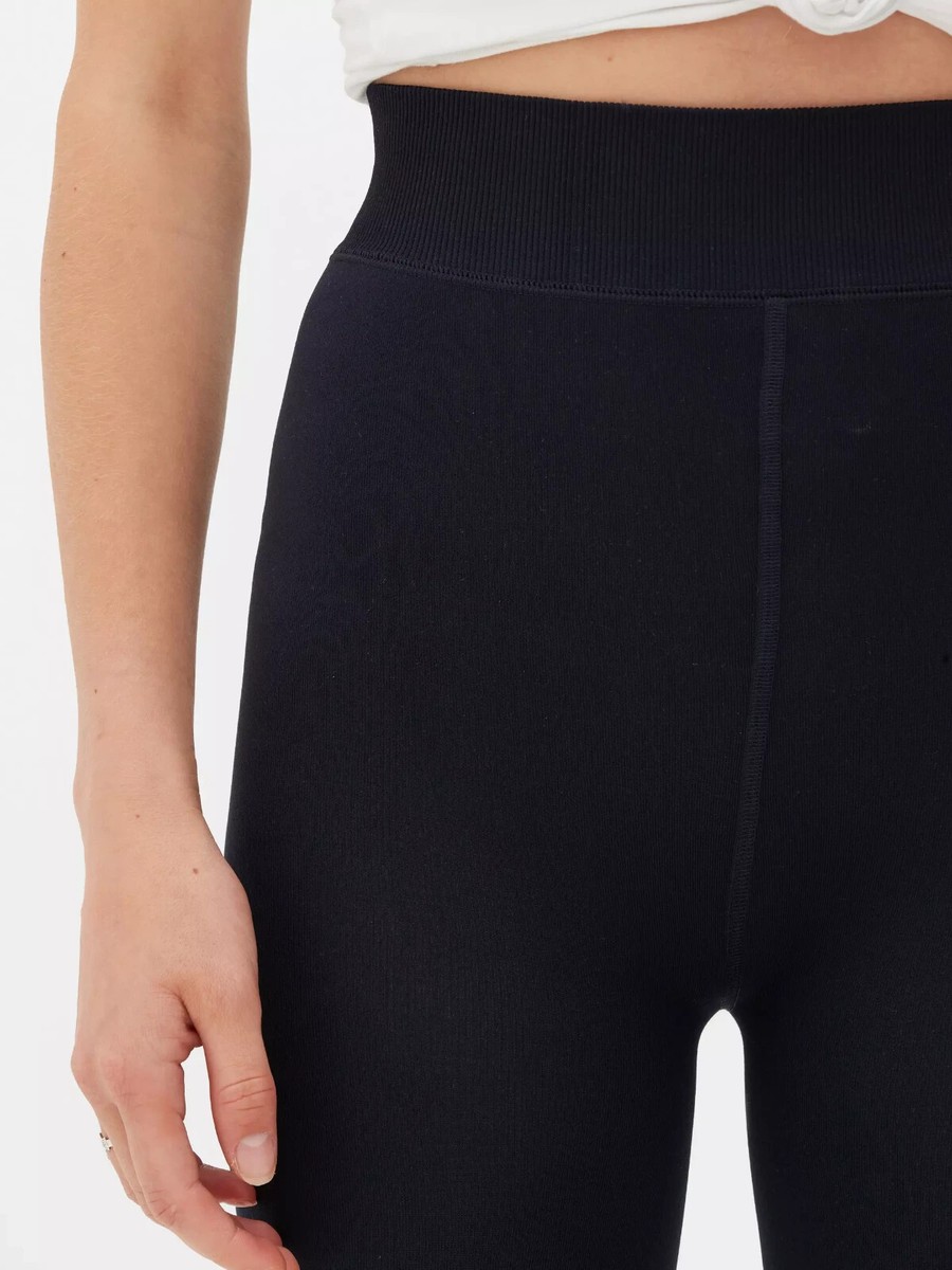 Noisy May Petite - Leggings Neri In Pelle Sintetica-Nero - Foto 8