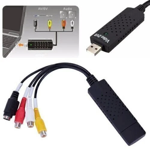 For Win 7/8/10 EasyCap DC60 USB Video Capture Card Adapter with ChipSet UTV - Image 4 of 4