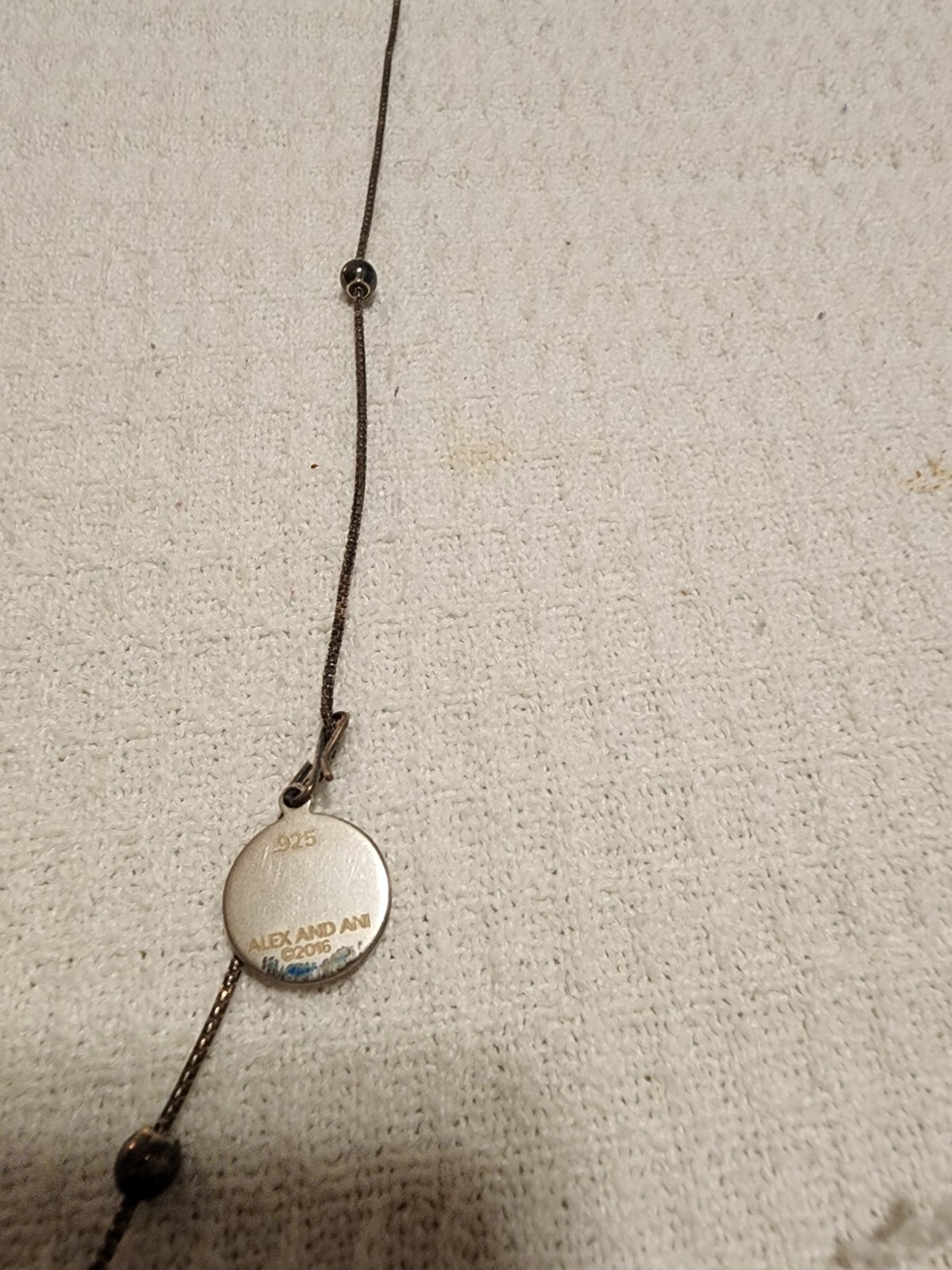 Alex And Ani Necklace With Charms Silver eBay