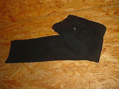Tolle Stretchjeans/Jeans v.STREET ONE Gr.30(W30/L32) schwarz Vanice Strass      