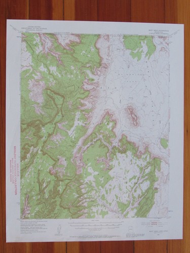 Boot Mesa Arizona 1957 Original Vintage USGS Topo Map - 第 1/1 張圖片