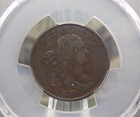 1806 Draped BUST Half Cent *SMALL 6 NO STEM* 1/2c PCGS XF Detail #802 Extra Fine
