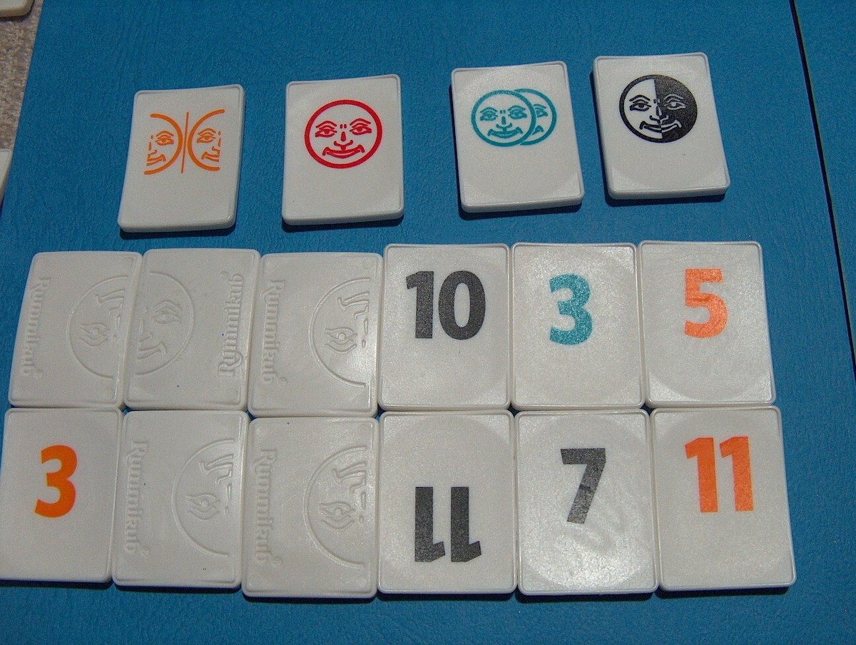UPICK * CURVED Rummikub JOKER Tiles White Replacement Game UPICK * CURVED Rummikub JOKER Tiles White Replacement Game
