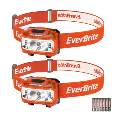 	EverBrite Headlamp 2 Pack Kids Headlamp with Red Light and Memory Function	