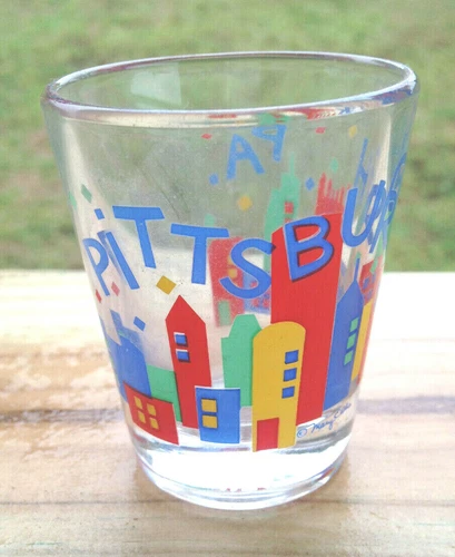 Pittsburgh, Pa Souvenir Shot Glass--Free Ship