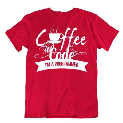 Cool Programmer T-Shirt Networking Coffee Code Shirt Clothes Gift Tea