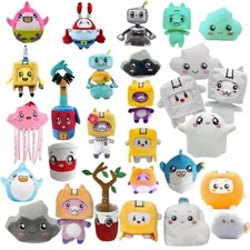 Lankybox BOXY FOXY ROCKY Plush Stuffed Toy Plushie Doll Game Figure Kids Gift