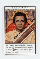 #TN28146 RAVI SHANKAR Music Genius England Quartett Card