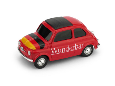Fiat 500 Brums Germania ''WONDERBAR!'' / BUMMBARCHEN! 1:43 Model BRUMM