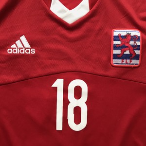 USA for sale LUXEMBOURG 2015 2016 HOME FOOTBALL SHIRT MATCH WORN