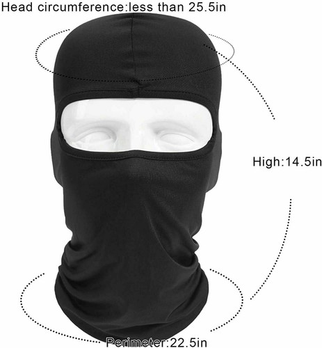 Máscara facial completa de pasamontañas a prueba de viento protección UV capucha camuflaje táctico máscara chiesty - Imagen 18 de 21