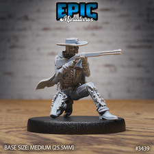 Undead Gunslinger B by Epic Miniatures RPG D D Pathfinder 3D Print