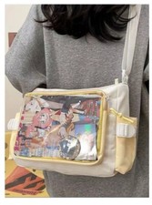 Japanese Girls Anime Ita Bag Transparent Bag Shoulder Student Messenger Bag