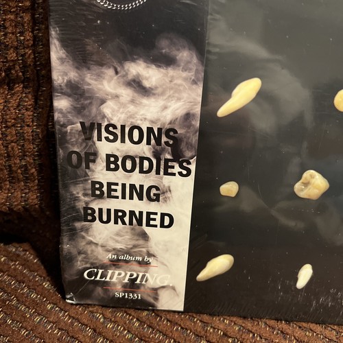 CLIPPING Visions Of Bodies Being Burned 2 LP SET Hip Hop Horror Core, New Sealed - Picture 3 of 6