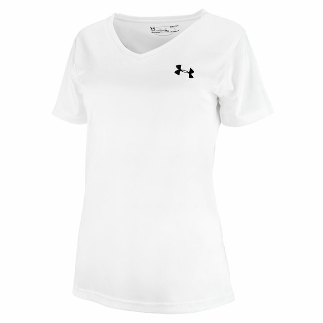 Maglietta Donna Solid Tech Short Sleeve V Under Armour
