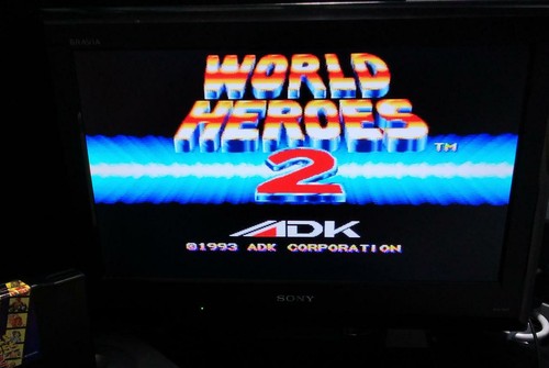 ADK SNK NEO GEO World Heroes 2 Neogeo NG Fighting Game NTSC-J 070422 - Picture 5 of 6