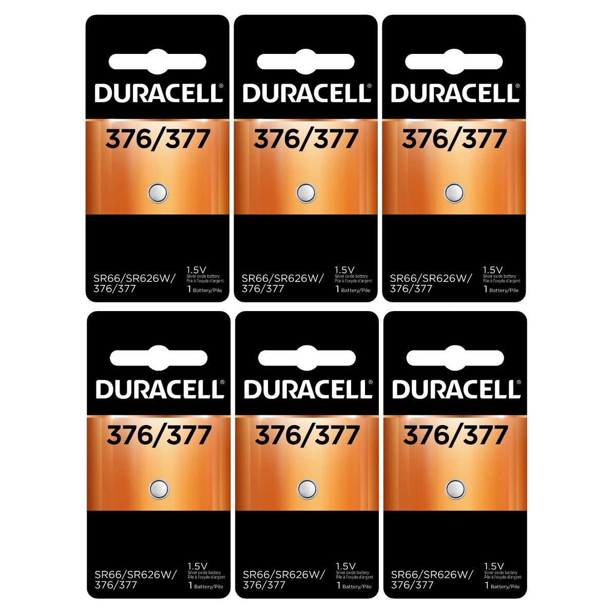 3 X 377 Duracell Button Cell Batteries (376, AG4, MA, SR626SW, SR66, G4 - Foto 8