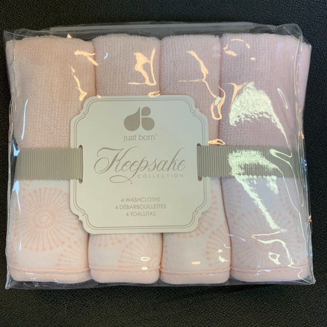 just born washcloths