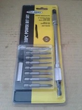 Pro Series By KR Tools #11907 10 PC Power Bit Set. NOS