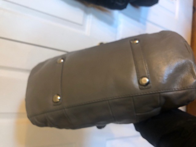 Marc Jacobs Patchwork Genuine Leather Gray Silver… - image 9