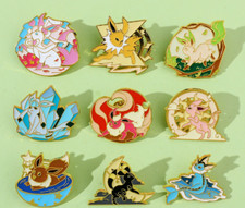 10pcs Cute anime cartoon brooch metal badge accessory alloy