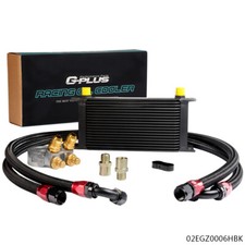 Fit For 19 Row 10an Thermostat Adaptor Engine Oil Cooler Kit 2 X Oil Lines