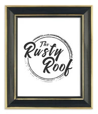 Distressed Classic - Navy Blue Picture Frame - Solid Wood