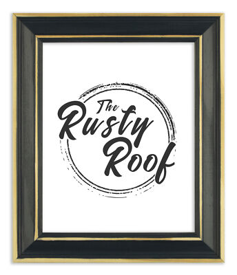 Distressed Charleston - Navy Blue Picture Frame - Solid Wood