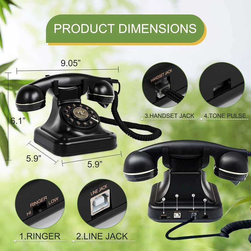 Audio Guestbook Phone Record Messages Classic Retro Style for Wedding Party - Image 3 of 4