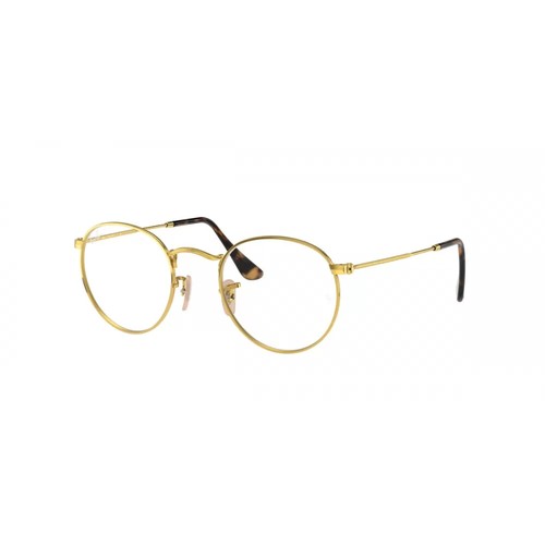Ray Ban RX 3447V metallo rotondo 2500 Oro Occhiale Da Vista Uomo donna €145  | eBay