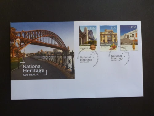 AUSTRALIA 2021 NATIONAL HERITAGE SET 3 STAMPS DAY COVER